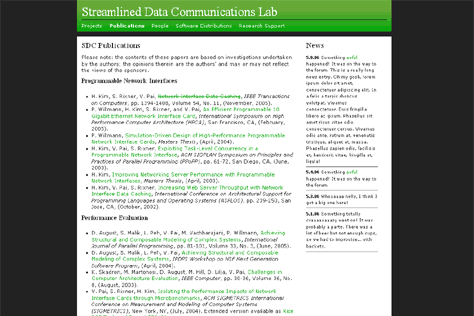 streaming data communications lab large
